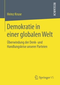 Cover image: Demokratie in einer globalen Welt 9783658066956