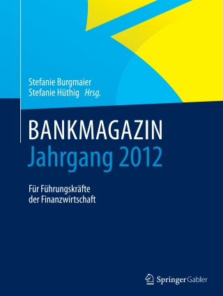 Imagen de portada: BANKMAGAZIN - Jahrgang 2012 9783658067120
