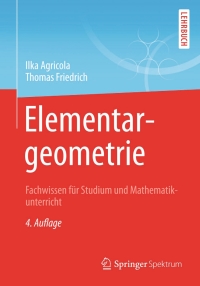 Imagen de portada: Elementargeometrie 4th edition 9783658067304