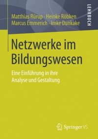 صورة الغلاف: Netzwerke im Bildungswesen 9783658067366