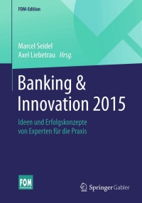 Imagen de portada: Banking & Innovation 2015 9783658067458