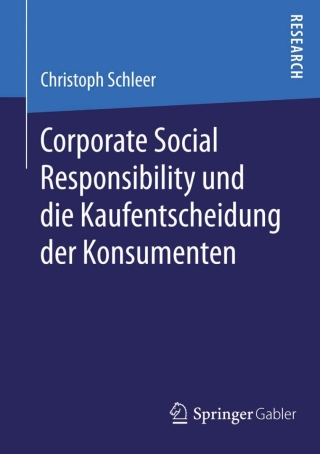 Cover image: Corporate Social Responsibility und die Kaufentscheidung der Konsumenten 9783658067731