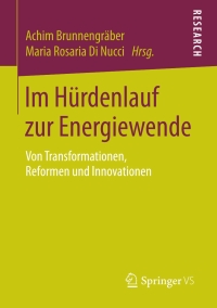 Imagen de portada: Im Hürdenlauf zur Energiewende 9783658067878