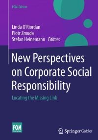 Imagen de portada: New Perspectives on Corporate Social Responsibility 9783658067939