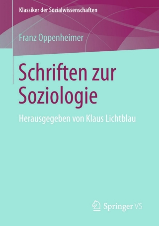 Cover image: Schriften zur Soziologie 9783658068752