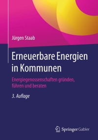 Cover image: Erneuerbare Energien in Kommunen 3rd edition 9783658070175
