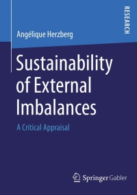 表紙画像: Sustainability of External Imbalances 9783658070908