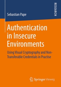 Cover image: Authentication in Insecure Environments 9783658071158