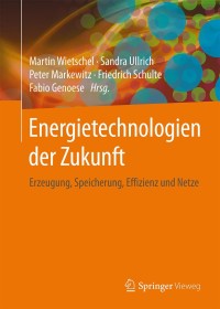 Cover image: Energietechnologien der Zukunft 9783658071288