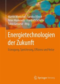 Imagen de portada: Energietechnologien der Zukunft 9783658071288