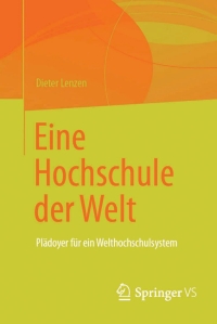 Imagen de portada: Eine Hochschule der Welt 9783658072650