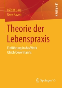 Imagen de portada: Theorie der Lebenspraxis 9783658073077