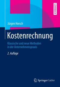 Titelbild: Kostenrechnung 2nd edition 9783658073114