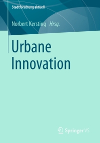 Imagen de portada: Urbane Innovation 9783658073206