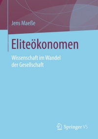 Cover image: Eliteökonomen 9783658073374