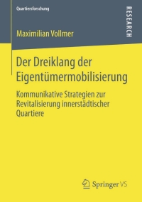 Immagine di copertina: Der Dreiklang der Eigentümermobilisierung 9783658074111