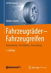 Cover image: Fahrzeugräder - Fahrzeugreifen 2nd edition 9783658074630