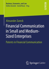 Cover image: Financial Communication in Small and Medium-Sized Enterprises 9783658074869