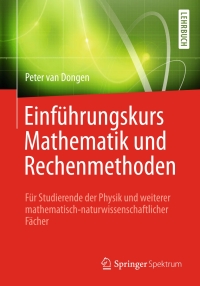 Imagen de portada: Einführungskurs Mathematik und Rechenmethoden 9783658075194