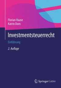 Cover image: Investmentsteuerrecht 2nd edition 9783658075781