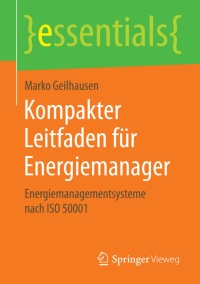 Cover image: Kompakter Leitfaden für Energiemanager 9783658075903