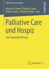 Cover image: Palliative Care und Hospiz 9783658076634