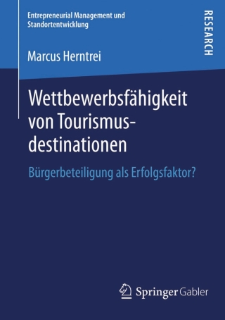 Cover image: Wettbewerbsfähigkeit von Tourismusdestinationen 9783658076757