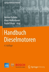 Imagen de portada: Handbuch Dieselmotoren 4th edition 9783658076962