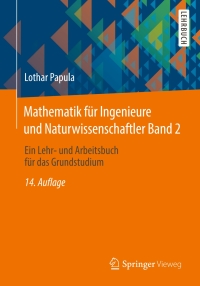 Cover image: Mathematik für Ingenieure und Naturwissenschaftler Band 2 14th edition 9783658077891