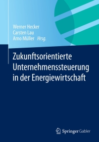 Cover image: Zukunftsorientierte Unternehmenssteuerung in der Energiewirtschaft 9783658078157