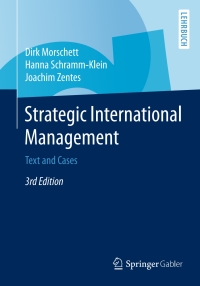 Cover image: Strategic International Management 3rd edition 9783658078836