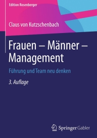 Cover image: Frauen – Männer – Management 3rd edition 9783658079277