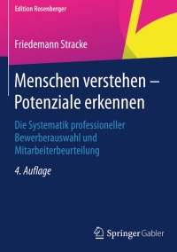 Cover image: Menschen verstehen – Potenziale erkennen 4th edition 9783658079376
