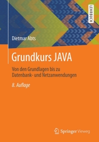 Cover image: Grundkurs JAVA 8th edition 9783658079673