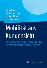 Cover image: Mobilität aus Kundensicht 9783658080747
