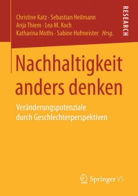 Cover image: Nachhaltigkeit anders denken 9783658081058