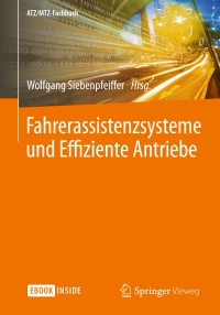 Cover image: Fahrerassistenzsysteme und Effiziente Antriebe 9783658081607