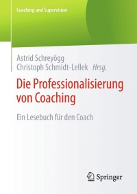 Imagen de portada: Die Professionalisierung von Coaching 9783658081713