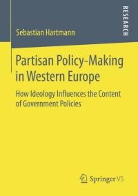 Cover image: Partisan Policy-Making in Western Europe 9783658081966