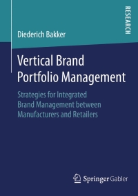 Immagine di copertina: Vertical Brand Portfolio Management 9783658082208