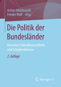 Cover image: Die Politik der Bundesländer 2nd edition 9783658083021