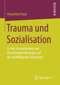 Imagen de portada: Trauma und Sozialisation 9783658083212
