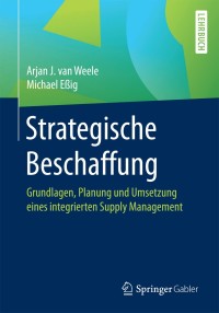 Cover image: Strategische Beschaffung 9783658084905