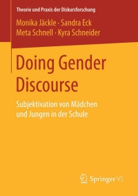 Titelbild: Doing Gender Discourse 9783658085117