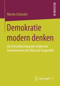 Imagen de portada: Demokratie modern denken 9783658085766