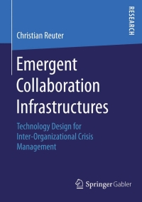 Imagen de portada: Emergent Collaboration Infrastructures 9783658085858