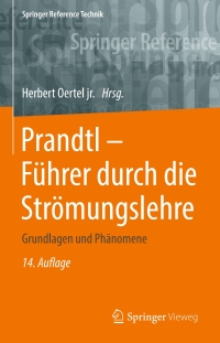 Imagen de portada: Prandtl - Führer durch die Strömungslehre 14th edition 9783658086268