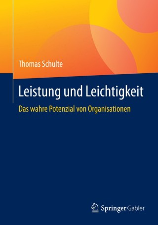 Cover image: Leistung und Leichtigkeit 9783658086459
