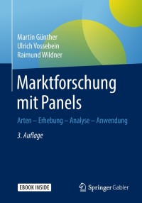 Cover image: Marktforschung mit Panels 3rd edition 9783658086473