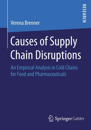 Omslagafbeelding: Causes of Supply Chain Disruptions 9783658086619